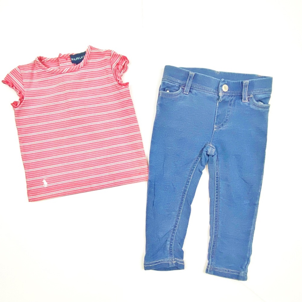Ralph Lauren and Carter's Denim Jeans 12 monthd